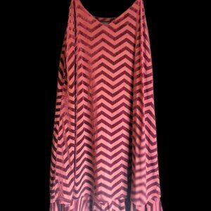 Casual dress with stripes